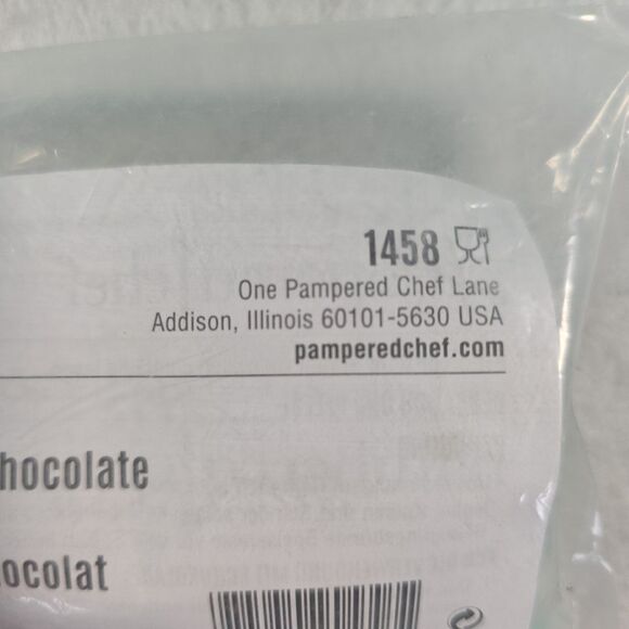 Pampered Chef Chocolate Drizzler #1458 New Decorating Syringe Cylinder Dessert - Picture 4 of 4